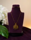 Lakshmi Temple Pendant invisible chain
