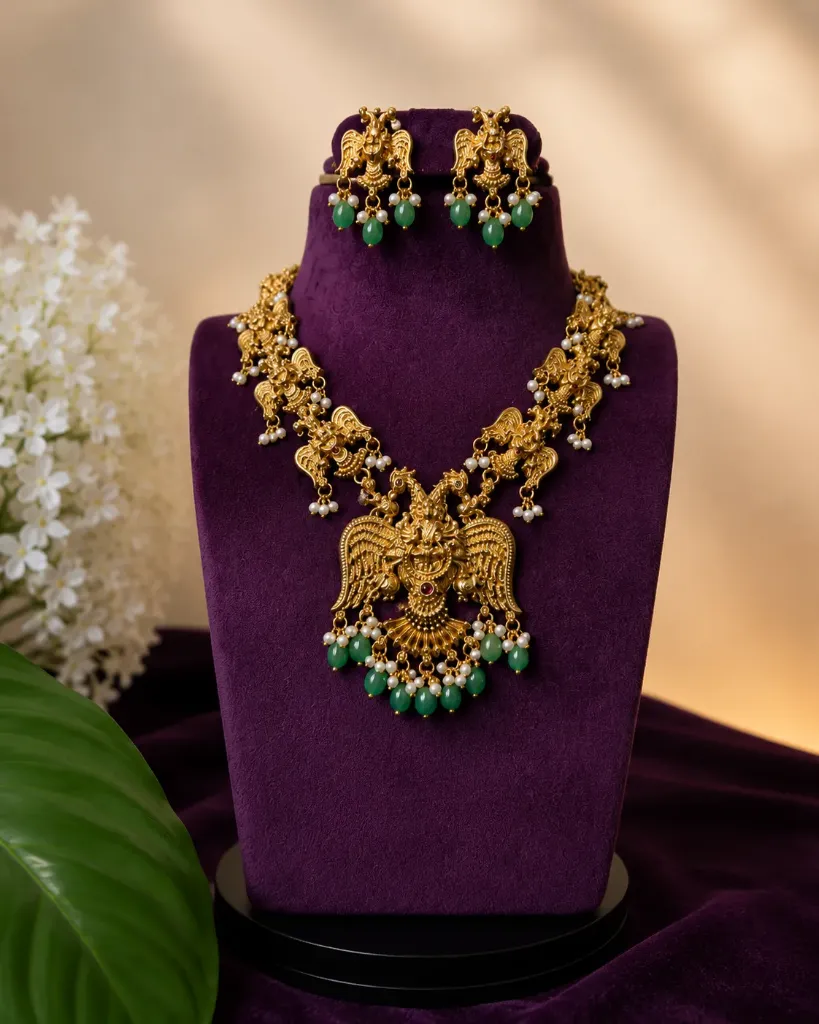 Rajwadi Garuda Necklace