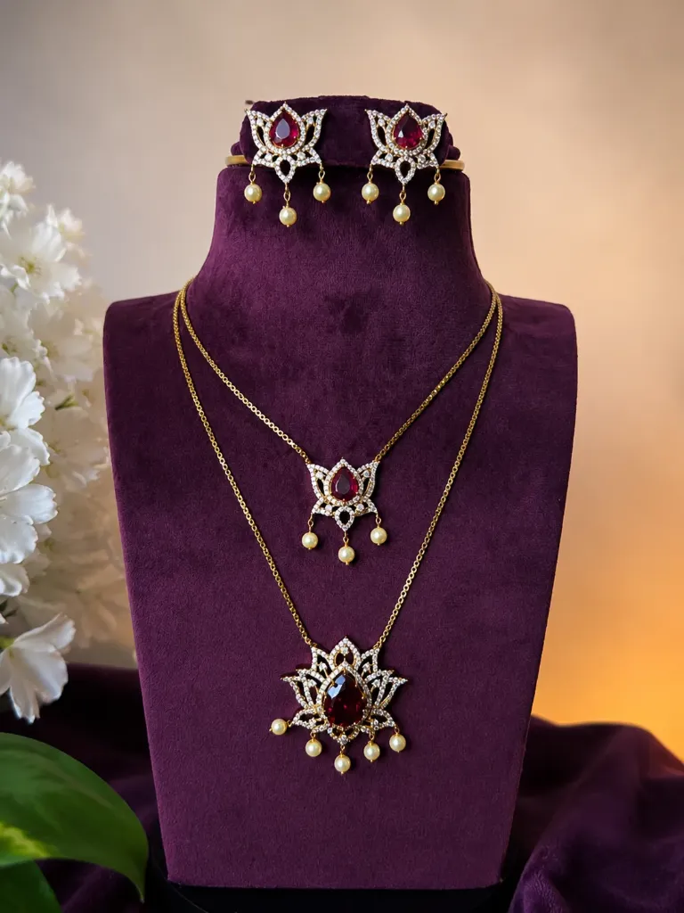 Lotus Ruby Chain