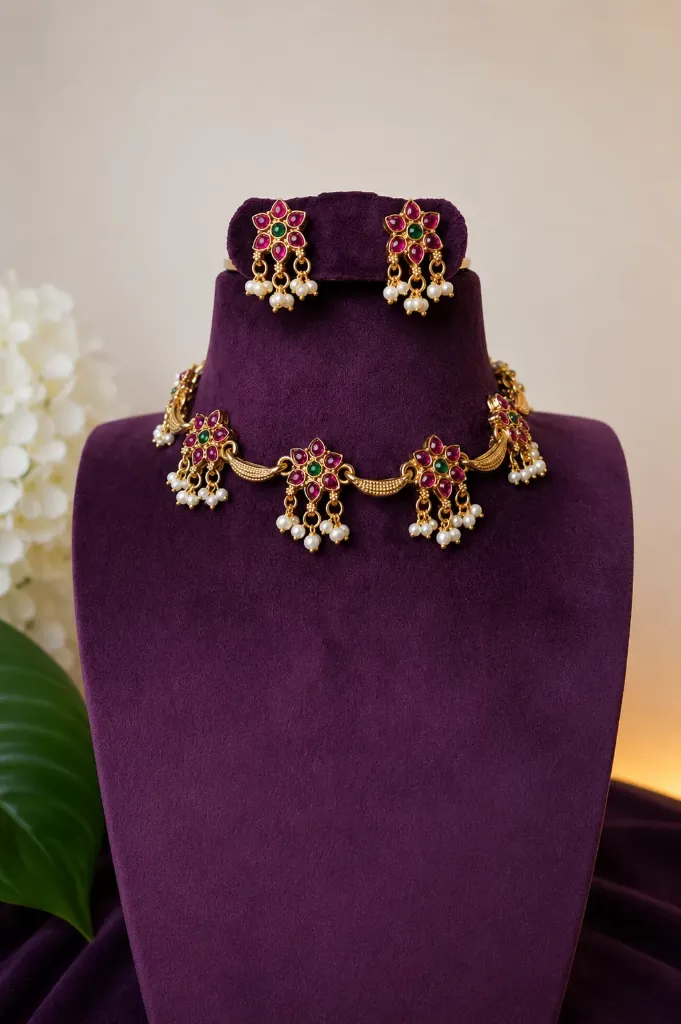 South Indian choker