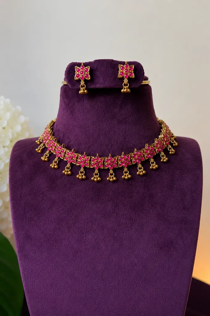 Festive Floral Choker