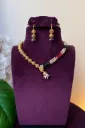 Pearl & Green Beaded Necklace